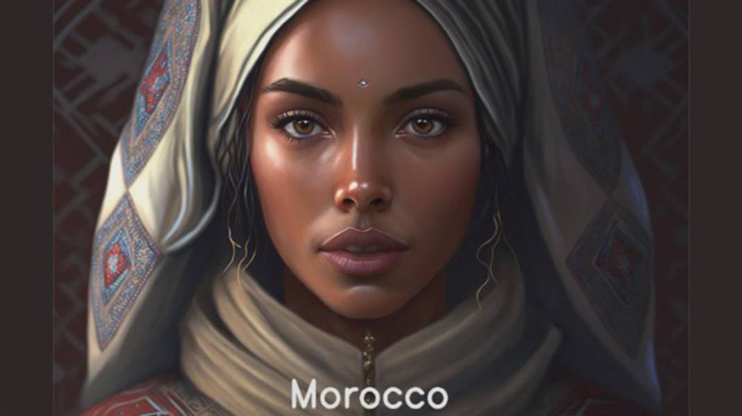 Yapay zekaya "Ülkeler güzel kadınlar olsaydı nasıl görünürlerdi?" diye sordular; işte sonuç! 33